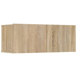 Mobili TV 4 pz Rovere Sonoma 80x30x30 cm in Legno truciolato