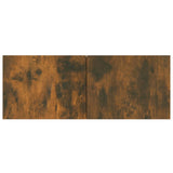Mobili TV 4 pz Rovere Fumo 80x30x30 cm in Legno truciolato