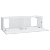 Set Mobili Porta TV 8pz Bianco in Legno truciolato