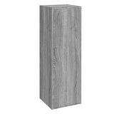 Set di Mobili Porta TV 4 pz Grigio Sonoma in Legno truciolato