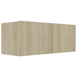 Set di Mobili Porta TV 6 pz Rovere Sonoma in Legno truciolato
