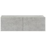 Set di Mobili Porta TV 6 pz Grigio Cemento in Legno truciolato