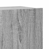 Set di Mobili Porta TV 4 pz Grigio Sonoma in Legno truciolato