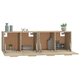 Mobili Parete 2 pz Rovere Sonoma 60x36,5x35cm Legno truciolato