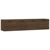 Mobili Parete 2 pz Rovere Marrone 60x36,5x35 cm in truciolato