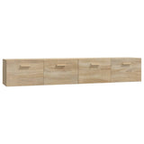 Mobili Parete 2 pz Rovere Sonoma 100x36,5x35 cm in truciolato