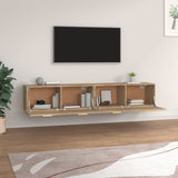 Mobili Parete 2 pz Rovere Sonoma 100x36,5x35 cm in truciolato