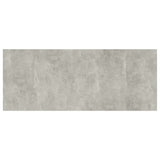 Testiera Letto con Comodini in Legno truciolato Grigio Cemento