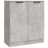 Credenze 3 pz Grigio Cemento in Legno truciolato