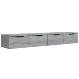Mobili Pensili 2 pz Grigio Sonoma 68x30x20 cm Legno truciolato