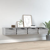 Mobili Pensili 2 pz Grigio Sonoma 68x30x20 cm Legno truciolato