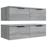 Mobili Pensili 2 pz Grigio Sonoma 68x30x20 cm Legno truciolato