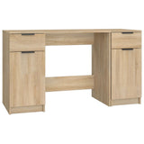 Scrivania con Mobile Laterale Rovere Sonoma Legno truciolato