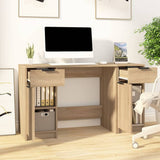 Scrivania con Mobile Laterale Rovere Sonoma Legno truciolato