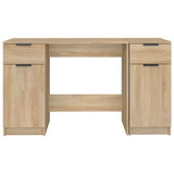 Scrivania con Mobile Laterale Rovere Sonoma Legno truciolato