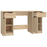 Scrivania con Mobile Laterale Rovere Sonoma Legno truciolato