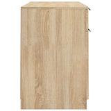 Scrivania con Mobile Laterale Rovere Sonoma Legno truciolato
