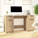 Scrivania con Mobile Laterale Rovere Sonoma Legno truciolato