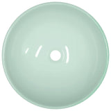 Lavandino in Vetro Temperato 42x14 cm Bianco