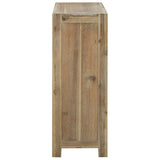 Libreria a 3 Ripiani 80x30x80 cm in Legno Massello di Acacia