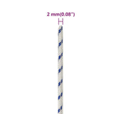 Corda per barca Bianca 2 mm 250 m in Polipropilene