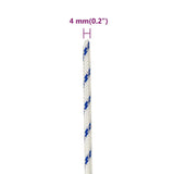 Corda per barca Bianca 4 mm 25 m in Polipropilene