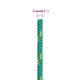 Corda per barca Verde 2 mm 250 m in Polipropilene