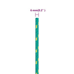 Corda per barca Verde 6 mm 50 m in Polipropilene