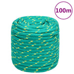 Corda per barca Verde 16 mm 100 m in Polipropilene