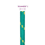 Corda per barca Verde 16 mm 100 m in Polipropilene