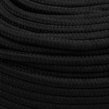 Corda da Lavoro Nera 10 mm 50 m in Poliestere