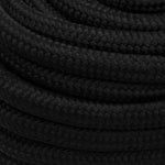Corda da Lavoro Nera 20 mm 25 m in Poliestere