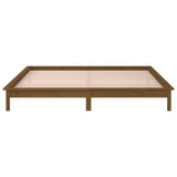 Giroletto con LED senza Materasso Ambra 140x200 Legno Massello