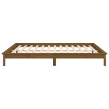 Giroletto con LED senza Materasso Ambra 140x200 Legno Massello