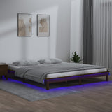 Giroletto con LED senza Materasso Ambra 140x200 Legno Massello