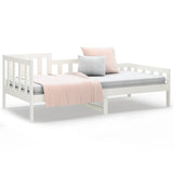Dormeuse senza Materasso Bianca 80x200 cm Legno Massello Pino
