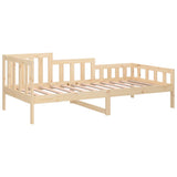 Dormeuse senza Materasso 90x190 cm in Legno Massello di Pino