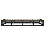 Giroletto Nero 140x190 cm in Legno Massello