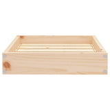 Cuccia per Cani 51,5x44x9 cm in Legno Massello di Pino