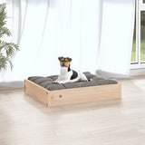 Cuccia per Cani 51,5x44x9 cm in Legno Massello di Pino