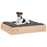 Cuccia per Cani 51,5x44x9 cm in Legno Massello di Pino
