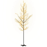 Albero di Ciliegio con 672 LED Bianco Caldo 400 cm