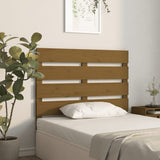 Testiera Marrone Ambra 100x3x80 cm in Legno Massello di Pino
