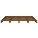 Letto a Pallet senza Materasso Ambra 120x200cm Legno Massello
