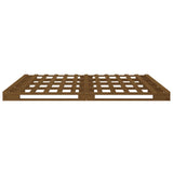 Letto a Pallet senza Materasso Ambra 120x200cm Legno Massello