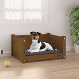 Cuccia per Cani Ambra 55,5x45,5x28 cm Legno Massello di Pino