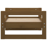 Cuccia per Cani ambra 55,5x45,5x28 cm Legno Massello di Pino