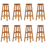 Set da Bar per Giardino 9 pz in Legno Massello di Acacia