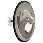 Specchio Convesso per Traffico Interno Nero 40 cm in Acrilico