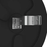 Specchio stradale convesso per esterni nero 45 cm in policarbonato